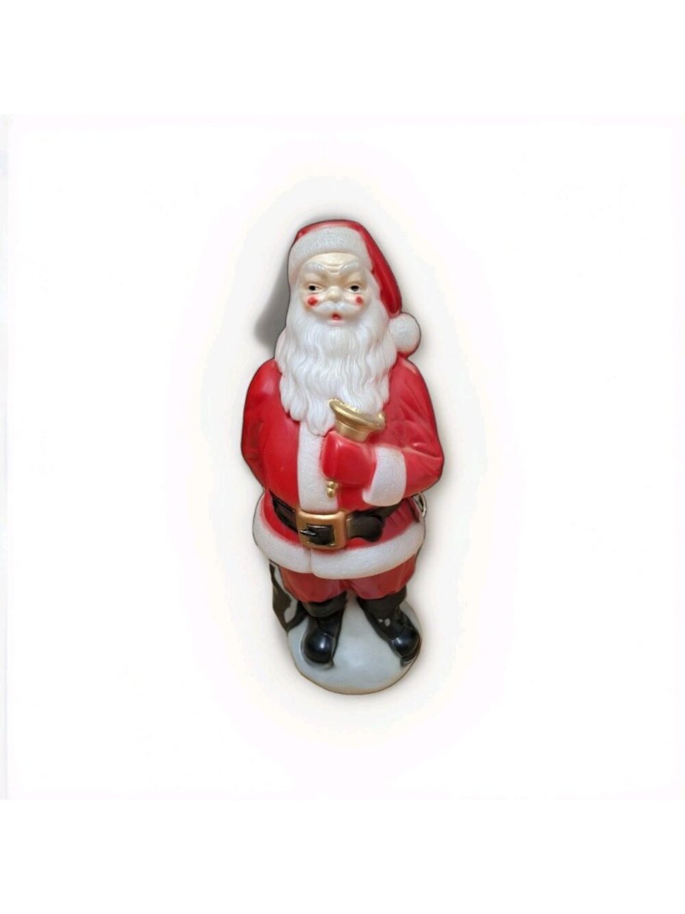 Vintage Santa Claus Empire Blow Mold 1969 Lighted Bell Sack - 19” Made In USA